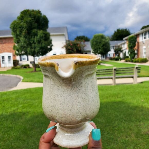 New Vtg Mikasa Japan Stoneware Garden Club Creamer Cup - Picture 5 of 10